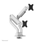 Brazo de monitor Neomounts DS70S-950WH2 con soporte para monitores de 17-35 pulgadas, tecnología de resorte de gas y tope a 180 grados