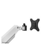 Brazo de monitor Neomounts DS70S-950WH2 con soporte para monitores de 17-35 pulgadas, tecnología de resorte de gas y tope a 180 grados