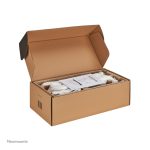 Brazo de monitor Neomounts DS70S-950WH2 con soporte para monitores de 17-35 pulgadas, tecnología de resorte de gas y tope a 180 grados