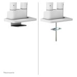 Brazo de monitor Neomounts DS70S-950WH2 con soporte para monitores de 17-35 pulgadas, tecnología de resorte de gas y tope a 180 grados