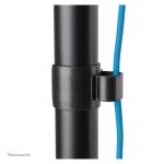 Soporte de sobremesa Neomounts DS90-325BL1 para puesto de trabajo de pie y sentado con resorte de gas, ideal para monitores de 17 a 32 pulgadas