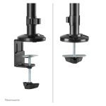 Soporte de sobremesa Neomounts DS90-325BL1 para puesto de trabajo de pie y sentado con resorte de gas, ideal para monitores de 17 a 32 pulgadas