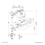 Soporte de sobremesa Neomounts DS90-325BL1 para puesto de trabajo de pie y sentado con resorte de gas, ideal para monitores de 17 a 32 pulgadas