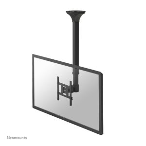Neomounts FPMA-C200BLACK, soporte de techo para monitor/TV de 10 a 40 pulgadas, altura ajustable de 64 a 104 cm, modelo FPMA-C200BLACK