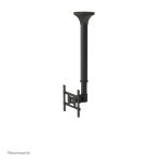 Neomounts FPMA-C200BLACK, soporte de techo para monitor/TV de 10 a 40 pulgadas, altura ajustable de 64 a 104 cm, modelo FPMA-C200BLACK
