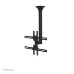Soporte de techo Neomounts FPMA-C400BLACK para monitor o TV de 32 a 60 pulgadas, altura ajustable de 64 a 104 cm, SKU FPMA-C400BLACK
