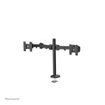 Vista del brazo de monitor dual Neomounts FPMA-D960DG, ajustable, para pantallas de 10 a 27 pulgadas, SKU FPMA-D960DG
