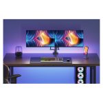 Brazo de monitor Neomounts NM-D775DXBLACK para pantallas de 10 a 32 pulgadas, con resorte de gas, topfix y tope a 180 grados. SKU: NM-D775DXBLACK