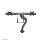 Brazo de monitor Neomounts NM-D775DXBLACK para pantallas de 10 a 32 pulgadas, con resorte de gas, topfix y tope a 180 grados. SKU: NM-D775DXBLACK