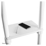 Neomounts NS-M1250WHITE Carro para TV de 37-70 pulgadas, giratorio, soporte para monitores