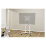 Neomounts NS-M1250WHITE Carro para TV de 37-70 pulgadas, giratorio, soporte para monitores