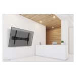 Imagen del soporte de pared robusto Neomounts WL35S-950BL19 para monitores de 55 a 110 pulgadas, inclinable, bloqueable y ajustable tanto horizontal como verticalmente