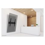 Imagen del soporte de pared robusto Neomounts WL35S-950BL19 para monitores de 55 a 110 pulgadas, inclinable, bloqueable y ajustable tanto horizontal como verticalmente