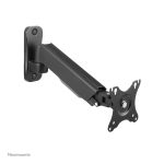 Neomounts WL70-440BL11 Soporte de pared para monitor/TV de 17-32 pulgadas con resorte de gas y movimiento completo, ideal para versatilidad y ajuste de pantalla