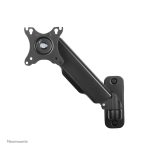 Neomounts WL70-440BL11 Soporte de pared para monitor/TV de 17-32 pulgadas con resorte de gas y movimiento completo, ideal para versatilidad y ajuste de pantalla