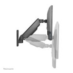 Neomounts WL70-440BL11 Soporte de pared para monitor/TV de 17-32 pulgadas con resorte de gas y movimiento completo, ideal para versatilidad y ajuste de pantalla