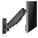 Neomounts WL70-440BL11 Soporte de pared para monitor/TV de 17-32 pulgadas con resorte de gas y movimiento completo, ideal para versatilidad y ajuste de pantalla
