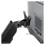 Neomounts WL70-440BL11 Soporte de pared para monitor/TV de 17-32 pulgadas con resorte de gas y movimiento completo, ideal para versatilidad y ajuste de pantalla