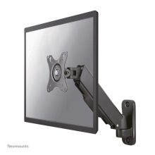 Neomounts WL70-440BL11 Soporte de pared para monitor/TV de 17-32 pulgadas con resorte de gas y movimiento completo, ideal para versatilidad y ajuste de pantalla