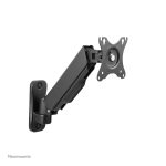 Neomounts WL70-440BL11 Soporte de pared para monitor/TV de 17-32 pulgadas con resorte de gas y movimiento completo, ideal para versatilidad y ajuste de pantalla