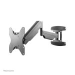 Neomounts WL70-550BL12, soporte de pared para monitor y TV de 23-42 pulgadas, resorte de gas, movimiento completo, ideal para pantallas variadas