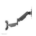 Neomounts WL70-550BL12, soporte de pared para monitor y TV de 23-42 pulgadas, resorte de gas, movimiento completo, ideal para pantallas variadas