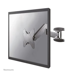 Neomounts WL70-550BL12, soporte de pared para monitor y TV de 23-42 pulgadas, resorte de gas, movimiento completo, ideal para pantallas variadas
