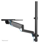 Neomounts WL90-325BL1 soporte de pared para puesto de trabajo de pie o sentado, compatible con monitores de 17 a 32 pulgadas, SKU WL90-325BL1