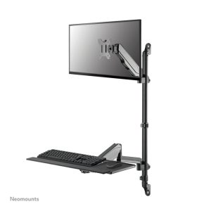 Neomounts WL90-325BL1 soporte de pared para puesto de trabajo de pie o sentado, compatible con monitores de 17 a 32 pulgadas, SKU WL90-325BL1