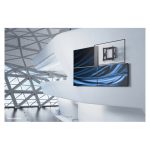 Soporte de pared para videowall Neomounts de 42 a 70 pulgadas, modelo WL95-800BL1, con función pop-out y capacidad máxima de 35 kg.