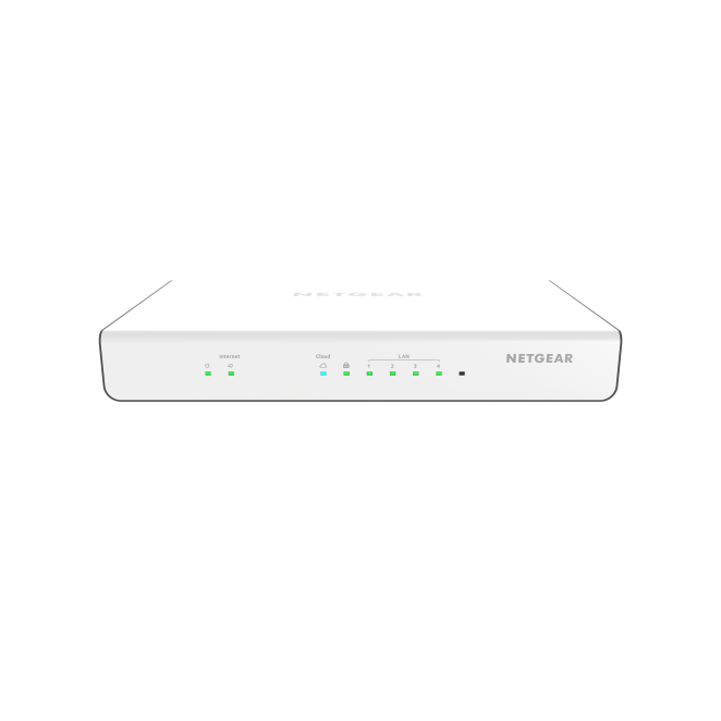 NETGEAR BR500 Router Gigabit Ethernet Blanco de Alta Velocidad Imagen del router NETGEAR BR500 con Gigabit Ethernet en color blanco, SKU BR500-100PES