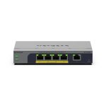 NETGEAR GS105EP, switch Ethernet Gigabit no administrado con Energía sobre Ethernet (PoE), color gris, SKU GS105EP-100EUS