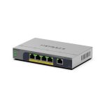 NETGEAR GS105EPP Switch Gigabit Ethernet (10/100/1000) No administrado con PoE, color gris, SKU GS105EPP-100EUS