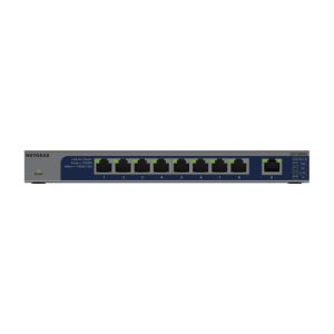 NETGEAR GS108MX-100EUS switch no administrado L2 Gigabit Ethernet con montaje en pared o escritorio, SKU GS108MX-100EUS