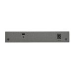 Switch de red gestionado NETGEAR modelo GS108Tv3 de 8 puertos Gigabit Ethernet (10/100/1000) en color gris, SKU GS108T-300PES