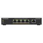 NETGEAR 5-Port Gigabit Ethernet PoE+ Plus Switch (GS305EP), gestionado L2/L3, 10/100/1000 Mbps, energía sobre Ethernet, SKU: GS305EP-100PES