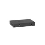 NETGEAR GS305Pv3 switch no administrado con 5 puertos Gigabit Ethernet, soporte PoE, color negro. SKU GS305P-300EUS