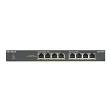 Switch NETGEAR GS308PP No administrado Gigabit Ethernet (10/100/1000) PoE, SKU GS308PP-100EUS, color negro