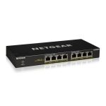 Switch NETGEAR GS308PP No administrado Gigabit Ethernet (10/100/1000) PoE, SKU GS308PP-100EUS, color negro
