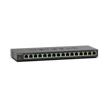 NETGEAR GS316 Switch no administrado L2 16 puertos Gigabit Ethernet, modelo GS316-300EUS, color negro