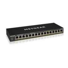 NETGEAR GS316PP Switch No administrado Gigabit Ethernet 10/100/1000 PoE Negro, SKU GS316PP-100EUS