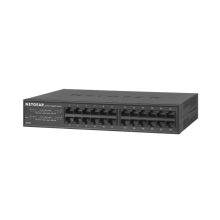 NETGEAR GS324 switch no administrado, 24 puertos Gigabit Ethernet (10/100/1000), color negro, SKU GS324-200EUS