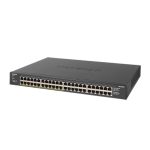 Imagen del NETGEAR GS348PP, un switch no administrado Gigabit Ethernet 10/100/1000 con 48 puertos PoE, SKU GS348PP-100EUS