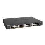 Imagen del NETGEAR GS348PP, un switch no administrado Gigabit Ethernet 10/100/1000 con 48 puertos PoE, SKU GS348PP-100EUS