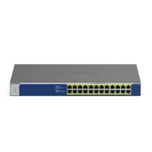 Switch Ethernet gris NETGEAR GS524PP con 24 puertos Gigabit y función PoE, SKU GS524PP-100EUS