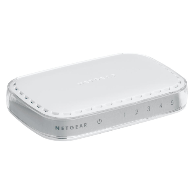 NETGEAR switch no administrado L2 Gigabit Ethernet blanco eficiente Switch no administrado NETGEAR GS605-400PES con 5 puertos Gigabit Ethernet, color blanco