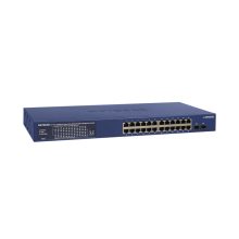 NETGEAR GS724TP-300EUS switch gestionado L2/L3/L4 con Gigabit Ethernet (10/100/1000) y PoE, SKU: GS724TP-300EUS, color azul