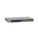 NETGEAR GS728TPP switch gestionado L2/L3/L4 con PoE, 24 puertos Gigabit Ethernet (10/100/1000), color gris. SKU: GS728TPP-300EUS