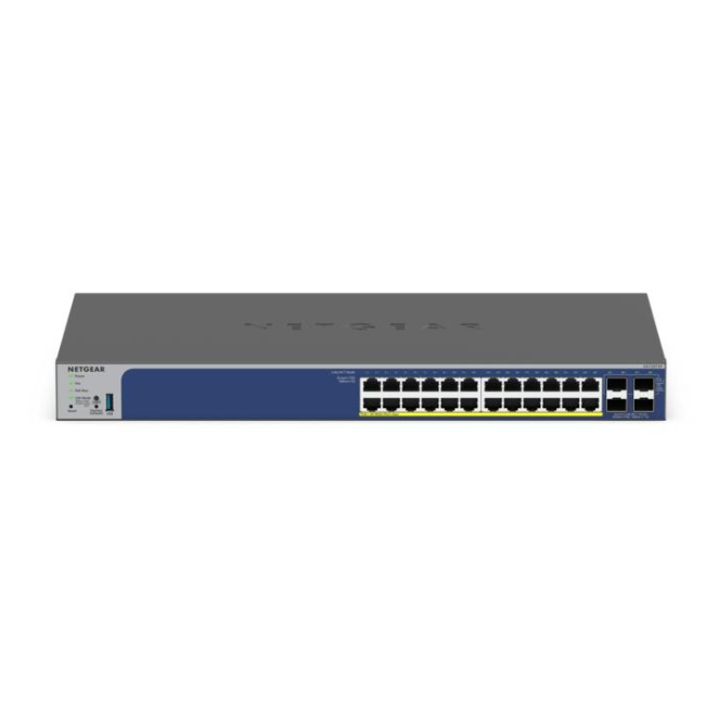 NETGEAR GS728TXP L2/L3 10G Ethernet (100/1000/10000) Energía sobre Ethernet (PoE) Negro 3 NETGEAR GS728TXP en rack