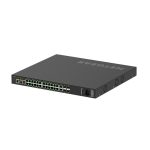 NETGEAR GSM4230P-100EUS switch gestionado L2/L3 Gigabit Ethernet 10/100/1000, Energía sobre Ethernet PoE, 1U, color negro. SKU: GSM4230P-100EUS